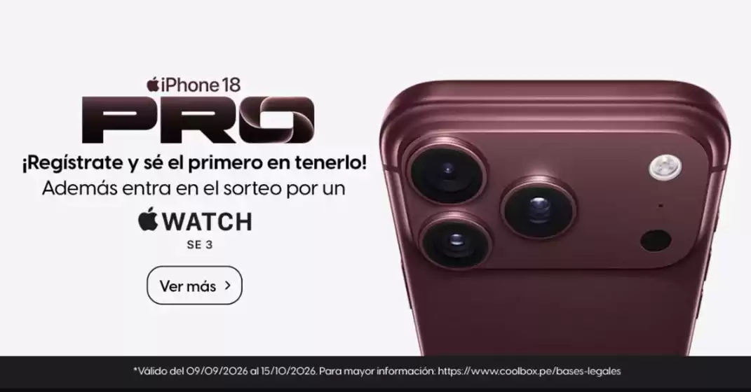 Catálogo Coolbox en Putina | Registrate y se el primero en tenerlo | 2026-09-15T00:00:00.000Z - 2026-09-15T00:00:00.000Z