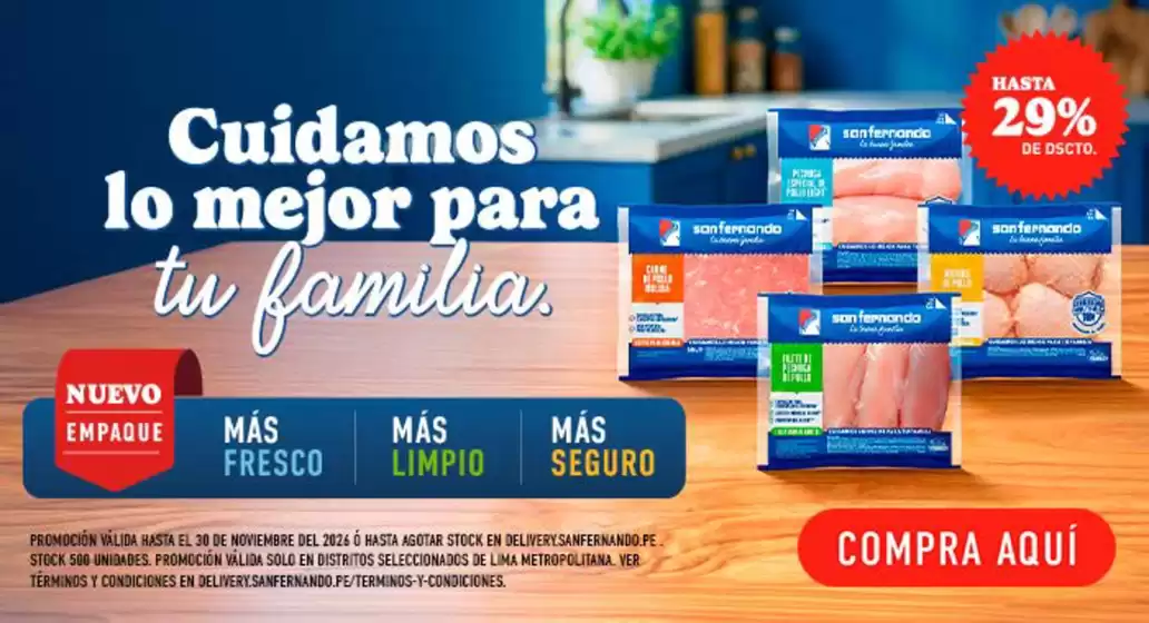 Catálogo San Fernando | Cuidamos lo mejor para tu familia | 2026-09-15T00:00:00.000Z - 2026-11-30T00:00:00.000Z