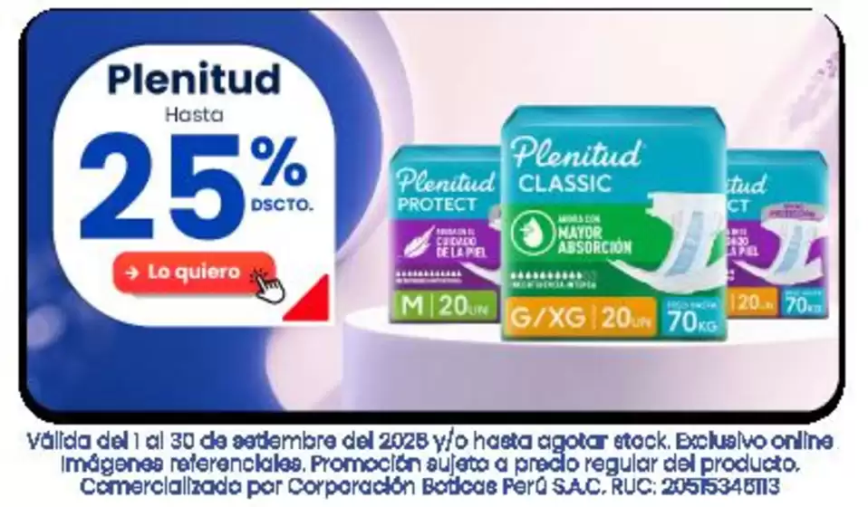 Catálogo Boticas Perú en Chimbote | Grandes descuentos en productos seleccionados | 2026-09-01T00:00:00.000Z - 2026-09-30T00:00:00.000Z