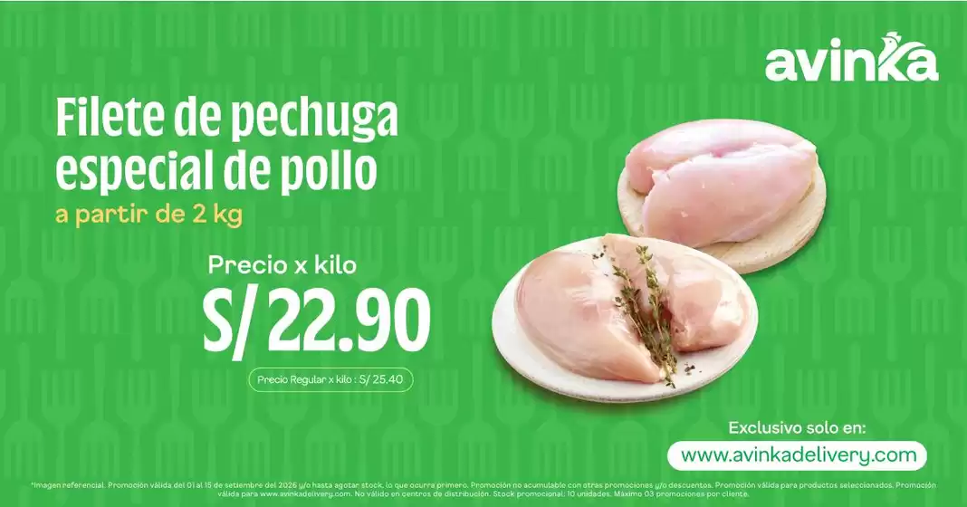 Catálogo Avinka | Ofertas y gangas exclusivas | 2026-09-01T00:00:00.000Z - 2026-09-15T00:00:00.000Z