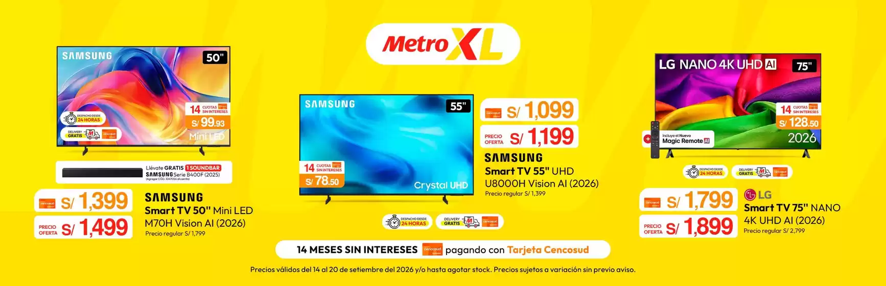 Catálogo Metro en Paramonga | Catálogo Metro | 2026-09-14T00:00:00.000Z - 2026-09-20T00:00:00.000Z