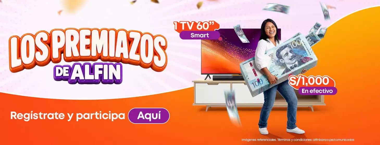 Catálogo Alfin Banco | Los premiazos de alfin | 2026-09-16T00:00:00.000Z - 2026-10-16T00:00:00.000Z
