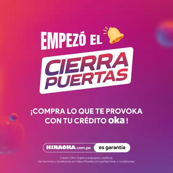 Catálogo Hiraoka | Cierra Puertas  | 2026-09-17T00:00:00.000Z - 2026-09-20T00:00:00.000Z