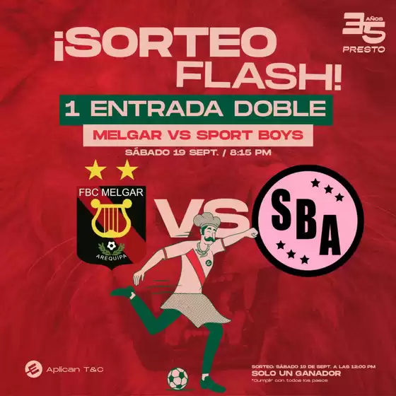 Catálogo Presto | Sorteo Flash | 2026-09-18T00:00:00.000Z - 2026-09-19T00:00:00.000Z