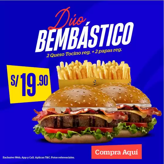 Catálogo Bembos | Ofertas y gangas exclusivas | 2026-09-18T00:00:00.000Z - 2026-10-02T00:00:00.000Z