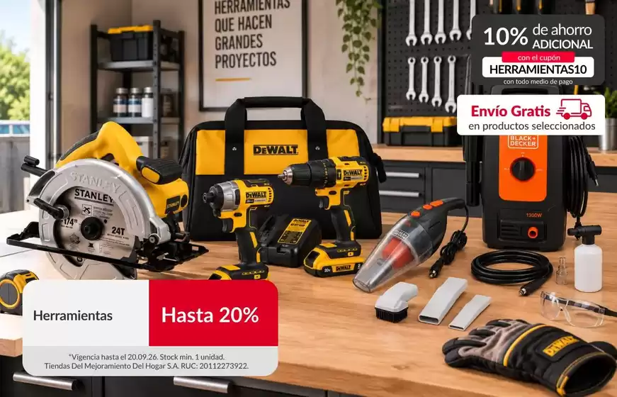 Catálogo Sodimac en Nuevo Chimbote | Gran variedad de ofertas | 2026-09-19T00:00:00.000Z - 2026-09-20T00:00:00.000Z