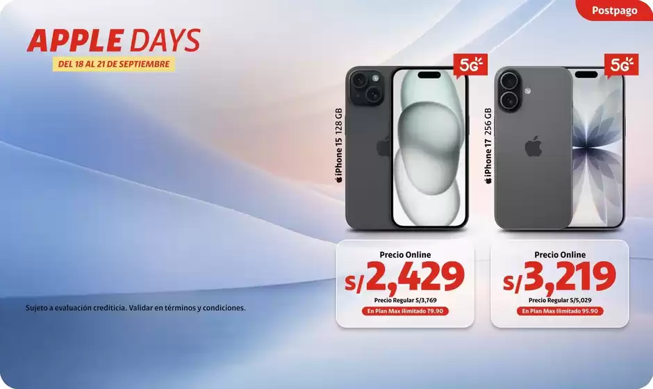 Catálogo Claro | Descuentos y promociones | 2026-09-18T00:00:00.000Z - 2026-09-21T00:00:00.000Z