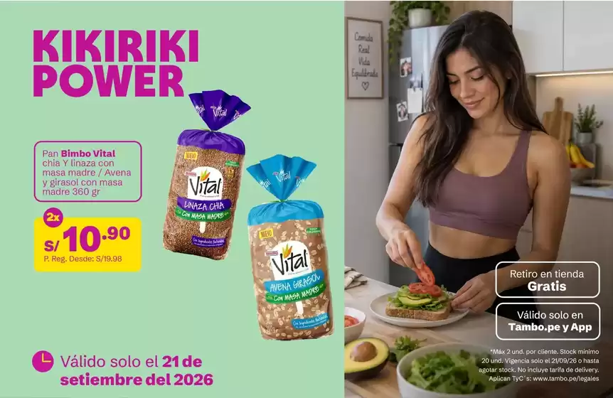 Catálogo Tambo | Descubre ofertas atractivas | 2026-09-19T00:00:00.000Z - 2026-09-21T00:00:00.000Z