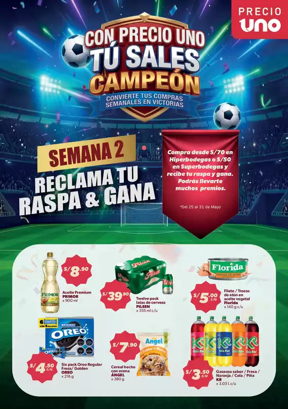 Catálogo Hiperbodega Precio Uno | LLEGARON LAS PROMOS DE LUCAS LLENA TU CARRITO CON S3 S5 Y S10 | 2026-08-31T00:00:00.000Z - 2026-09-28T00:00:00.000Z