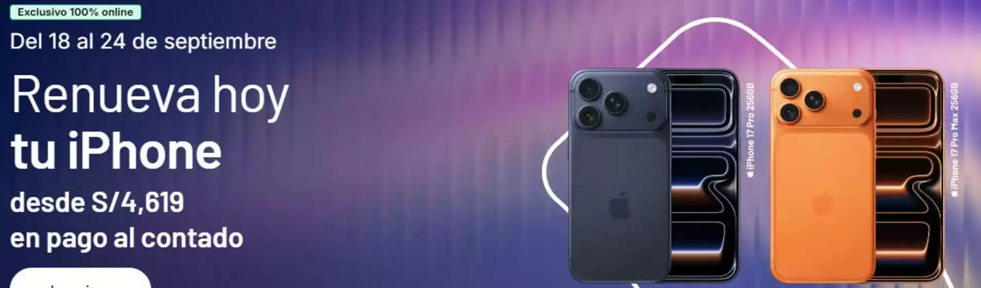 Catálogo Entel | Renueva hoy to Iphone | 2026-09-21T00:00:00.000Z - 2026-09-24T00:00:00.000Z
