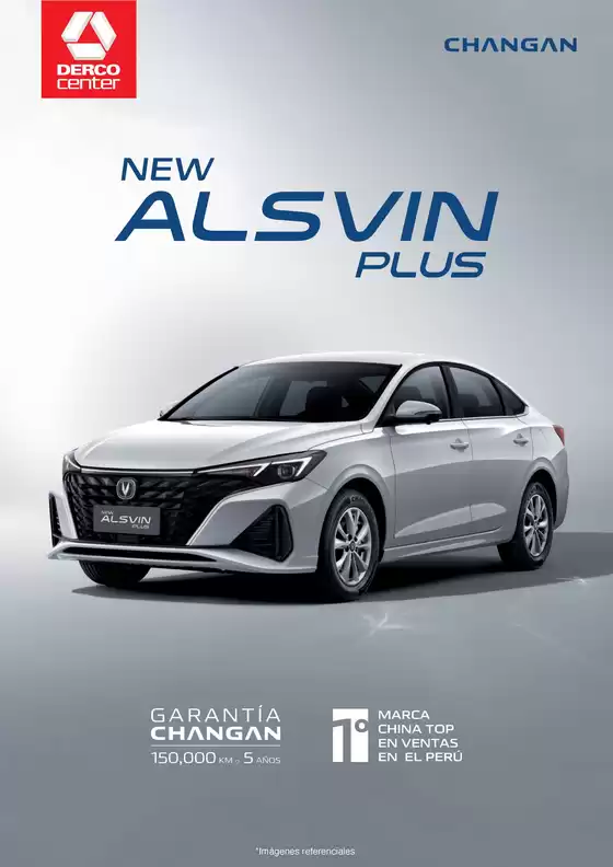 Catálogo Derco | Changan New Alsvin Plus ADVANCE 1.5 MT 2027 | 2026-09-21T00:00:00.000Z - 2026-10-05T00:00:00.000Z