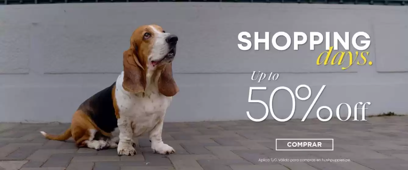 Catálogo Hush Puppies | Shooping days | 2026-09-22T00:00:00.000Z - 2026-09-27T00:00:00.000Z