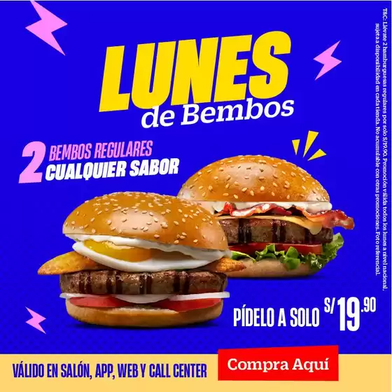 Catálogo Bembos | Excelente oferta para cazadores de gangas | 2026-09-22T00:00:00.000Z - 2026-10-06T00:00:00.000Z