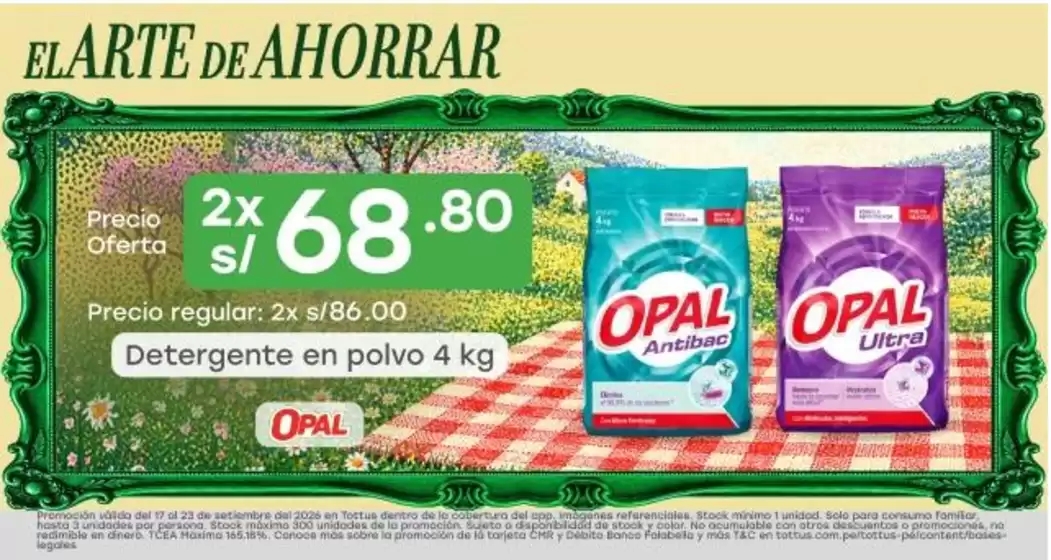 Catálogo Tottus en Illimo | Ofertas especiales atractivas para todos | 2026-09-17T00:00:00.000Z - 2026-09-23T00:00:00.000Z