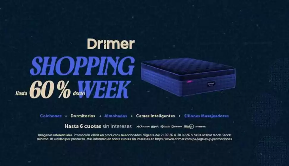 Catálogo Drimer | Shopping Week | 2026-09-23T00:00:00.000Z - 2026-09-30T00:00:00.000Z