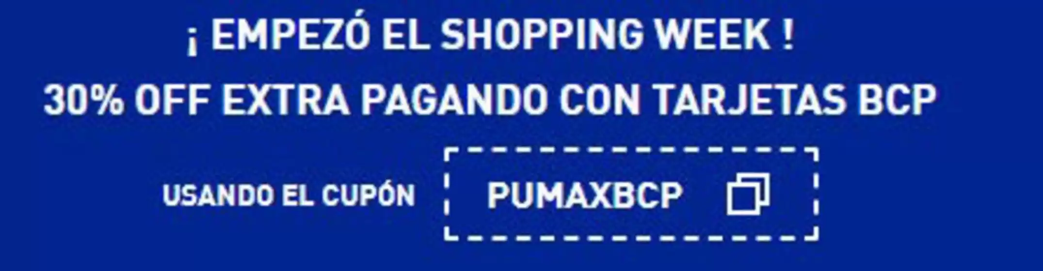 Catálogo Puma | Empezo el shopping Week! | 2026-09-23T00:00:00.000Z - 2026-09-27T00:00:00.000Z