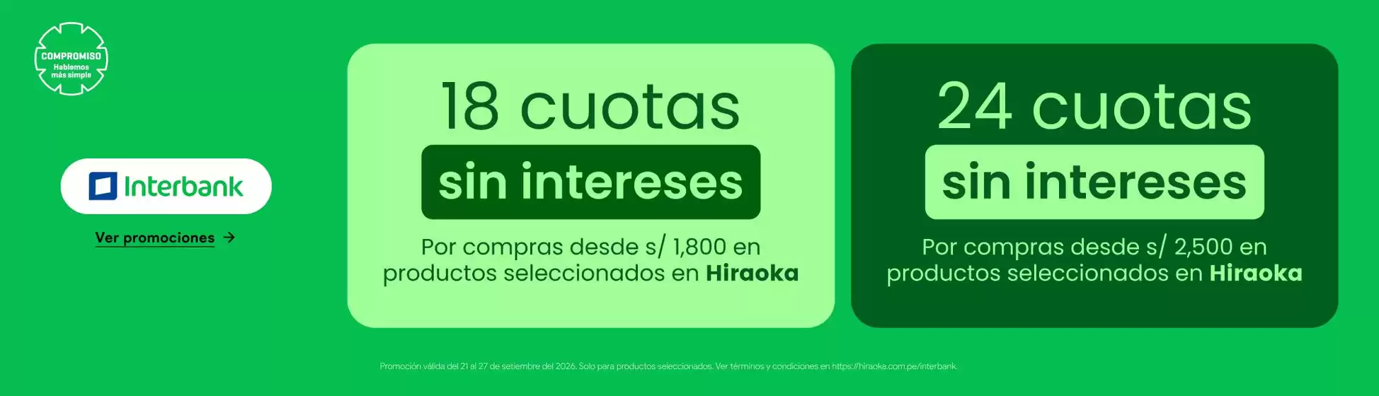 Catálogo Hiraoka | Excelente oferta para cazadores de gangas | 2026-09-21T00:00:00.000Z - 2026-09-27T00:00:00.000Z