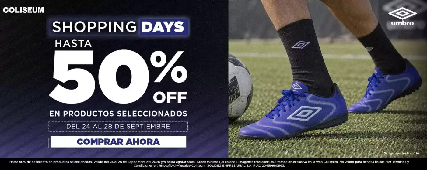 Catálogo Umbro | Shopping Days | 2026-09-24T00:00:00.000Z - 2026-09-28T00:00:00.000Z