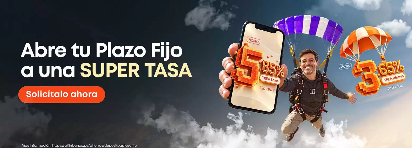 Catálogo Alfin Banco | Abre tu plazo fijo | 2026-09-24T00:00:00.000Z - 2026-10-24T00:00:00.000Z