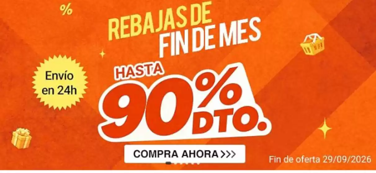 Catálogo LightInTheBox | Rebajas de fin de mes | 2026-09-24T00:00:00.000Z - 2026-09-29T00:00:00.000Z