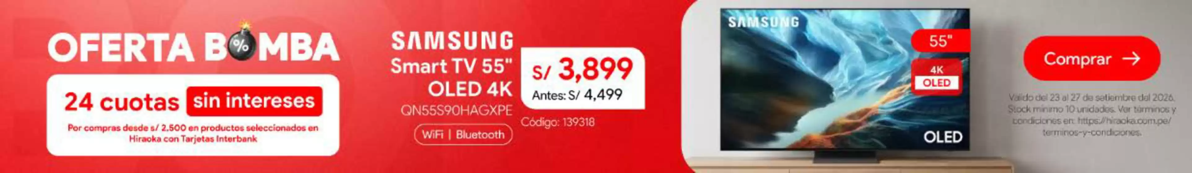 Catálogo Hiraoka | Oferta Bomba | 2026-09-25T00:00:00.000Z - 2026-09-28T00:00:00.000Z