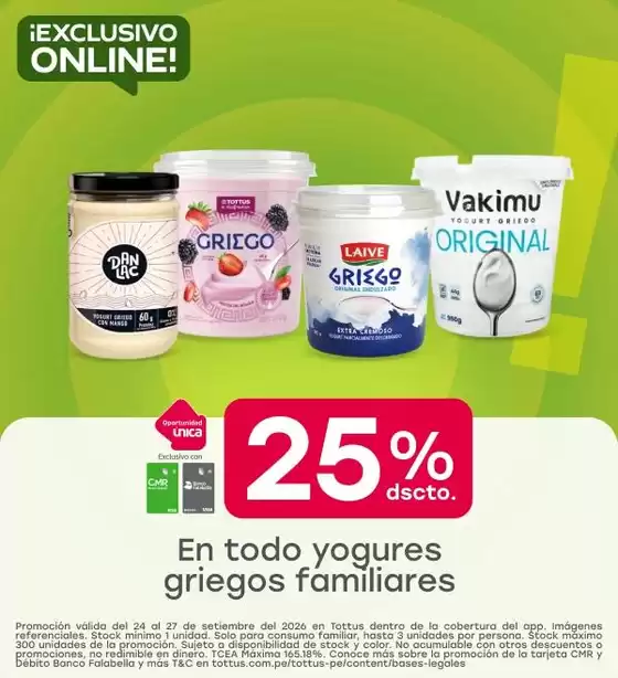 Catálogo Tottus en Callao | Gran variedad de ofertas | 2026-09-24T00:00:00.000Z - 2026-09-27T00:00:00.000Z
