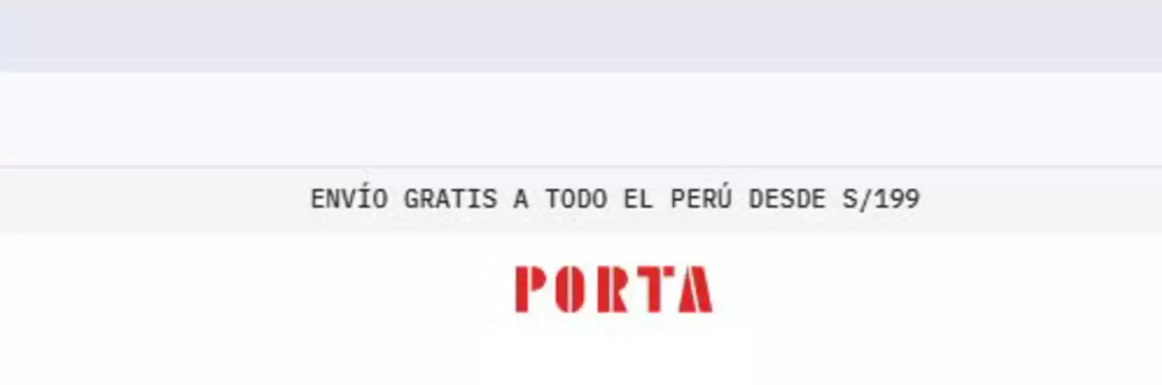 Catálogo Porta | Envio Gratis a todo el peru desde S/199 | 2026-09-25T00:00:00.000Z - 2026-10-17T00:00:00.000Z