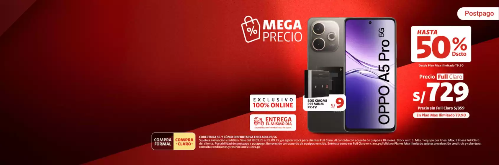 Grandes descuentos en productos seleccionados