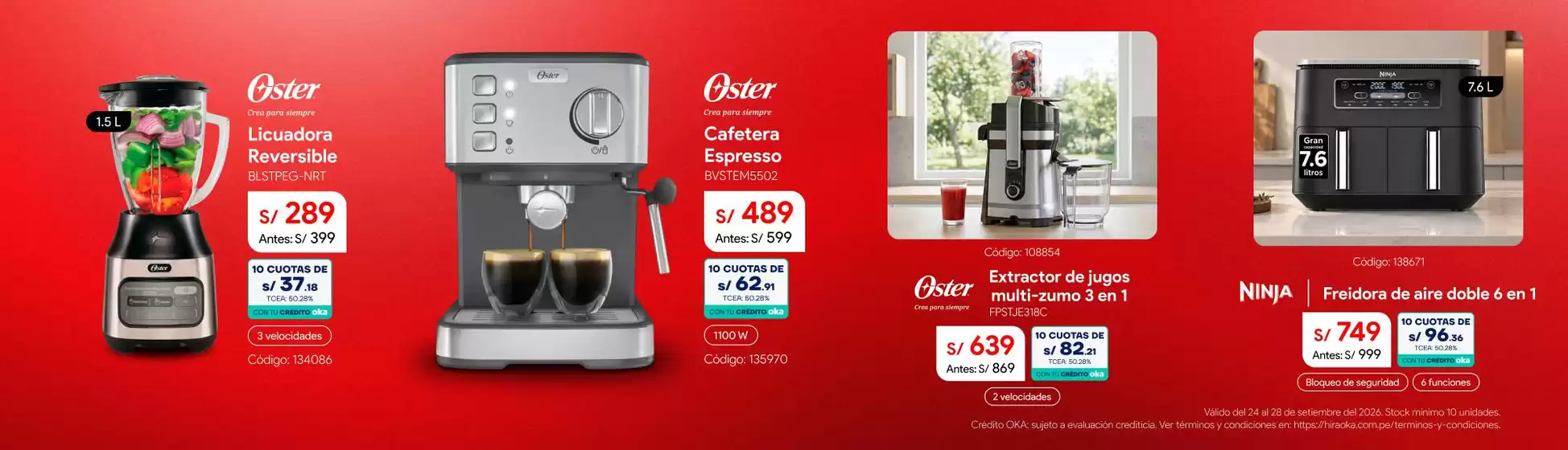 Catálogo Hiraoka | Promociones actuales | 2026-09-24T00:00:00.000Z - 2026-09-28T00:00:00.000Z