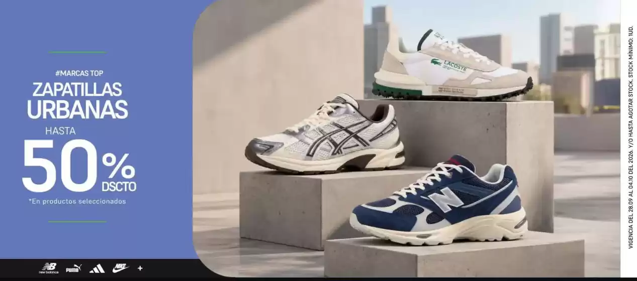Catálogo Platanitos | Zapatillas urbanas | 2026-09-28T00:00:00.000Z - 2026-10-04T00:00:00.000Z