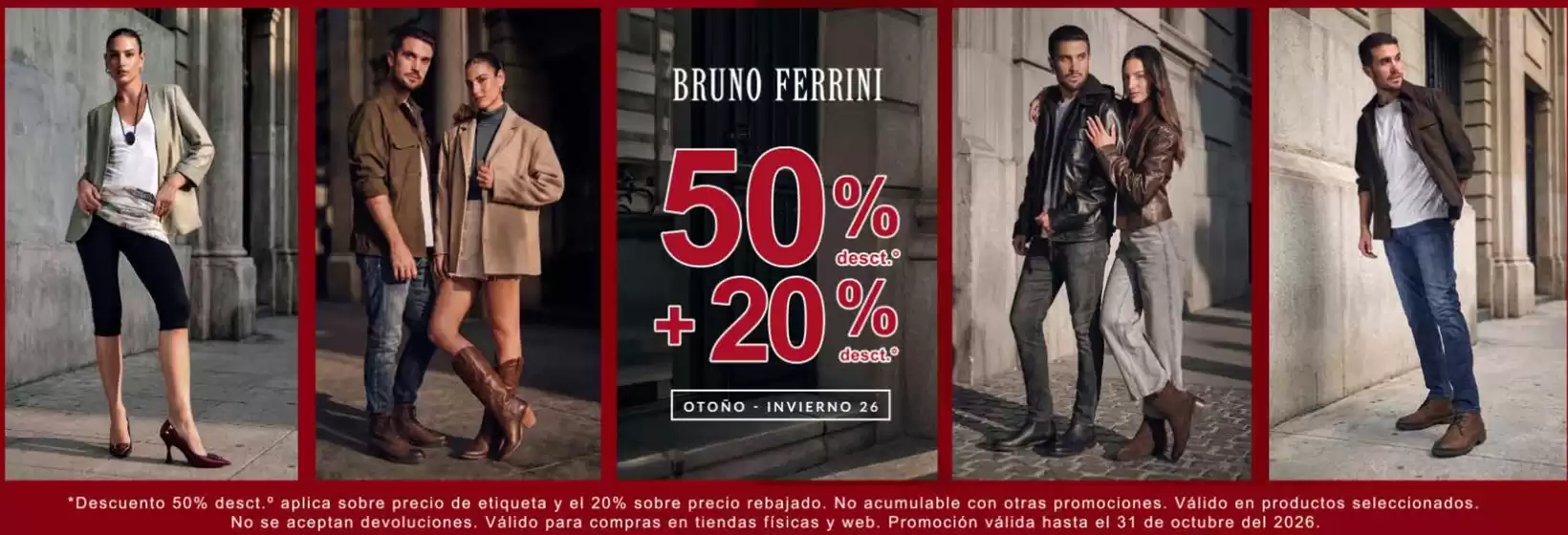 Catálogo Bruno Ferrini | Descuentos  | 2026-09-28T00:00:00.000Z - 2026-10-31T00:00:00.000Z