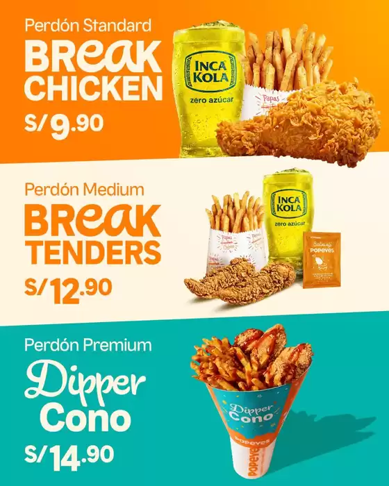 Catálogo Popeyes | Perdon offers | 2026-09-29T00:00:00.000Z - 2026-10-18T00:00:00.000Z