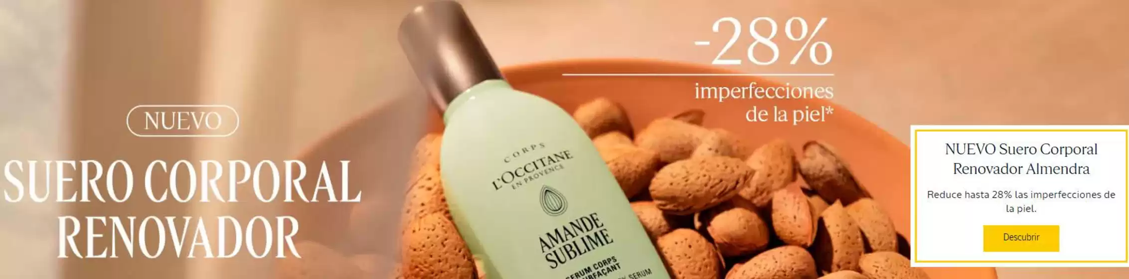 Catálogo L'Occitane | Reduce hasta 28% las imperfecciones de la piel  | 2026-09-29T00:00:00.000Z - 2026-10-24T00:00:00.000Z