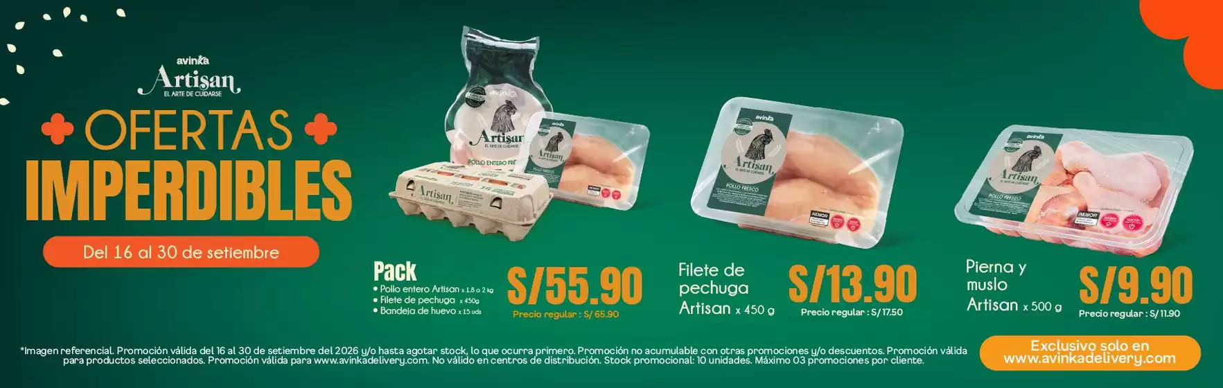 Catálogo Avinka | Ofertas y gangas exclusivas | 2026-09-16T00:00:00.000Z - 2026-09-30T00:00:00.000Z