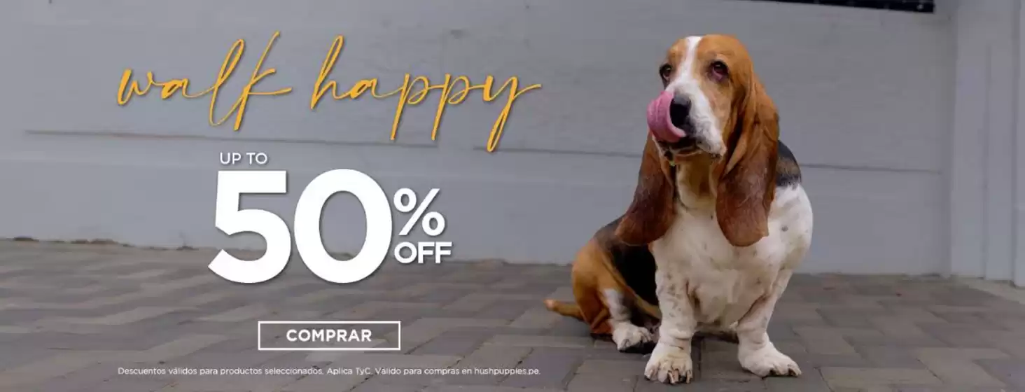Catálogo Hush Puppies | Walk happy | 2026-10-02T00:00:00.000Z - 2026-10-31T00:00:00.000Z