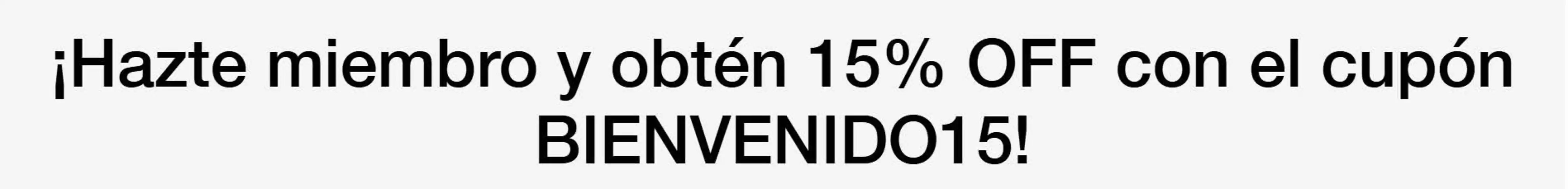 Catálogo Nike | Hazte mimebro y obten 15%off con el cupon Bienvendido15! | 2026-10-02T00:00:00.000Z - 2026-12-31T00:00:00.000Z