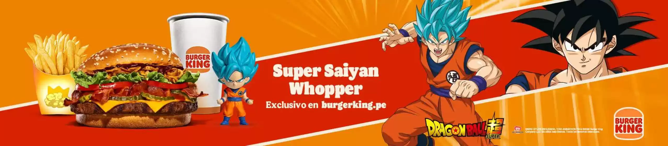 Catálogo Burger King | Super saiyan whopper | 2026-10-02T00:00:00.000Z - 2026-10-31T00:00:00.000Z