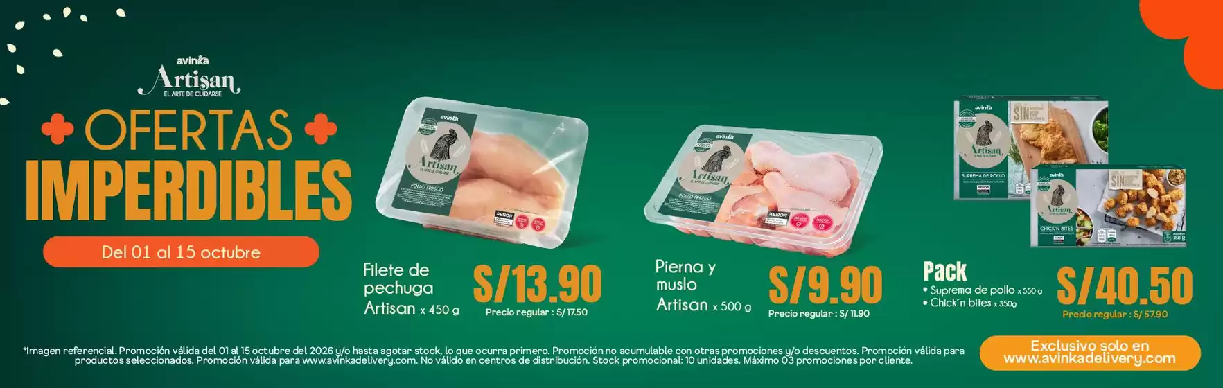 Catálogo Avinka | Promociones actuales | 2026-10-01T00:00:00.000Z - 2026-10-15T00:00:00.000Z