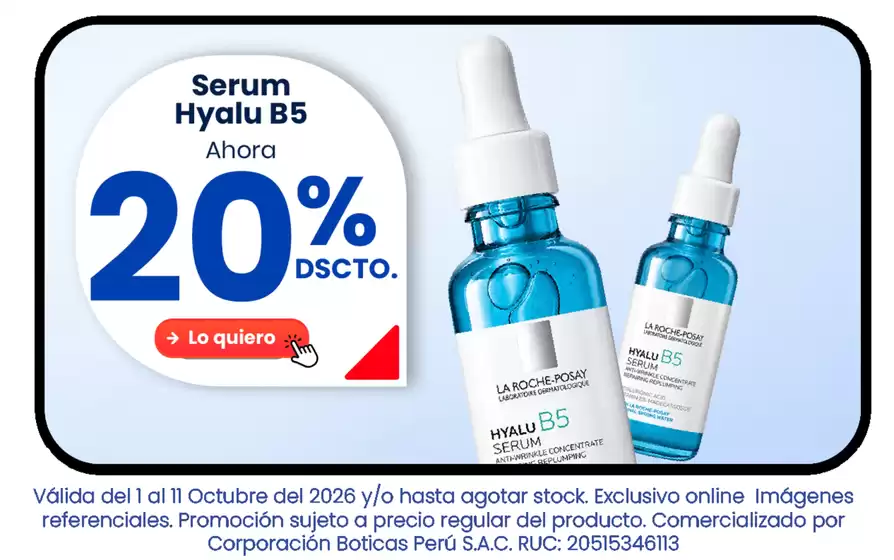 Catálogo Boticas Perú | Promociones actuales | 2026-10-01T00:00:00.000Z - 2026-10-11T00:00:00.000Z