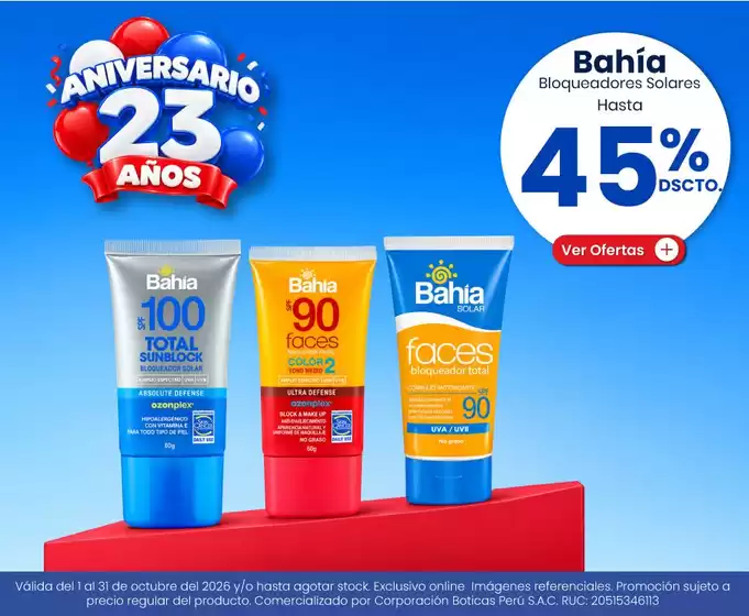 Catálogo Boticas Perú | Gangas exclusivas | 2026-10-01T00:00:00.000Z - 2026-10-31T00:00:00.000Z