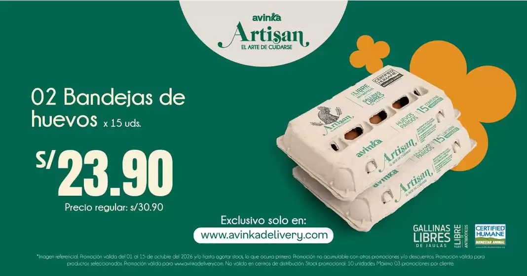Catálogo Avinka | Ofertas y gangas exclusivas | 2026-10-01T00:00:00.000Z - 2026-10-15T00:00:00.000Z