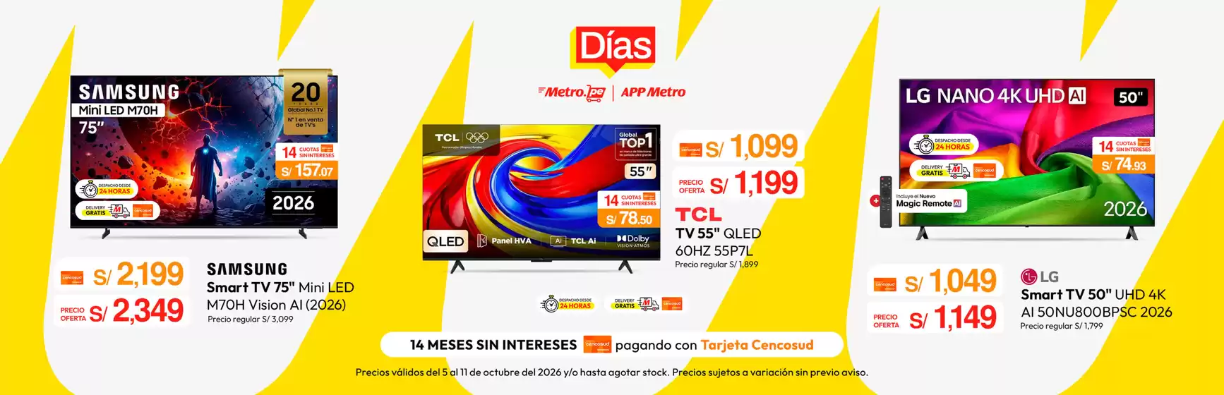 Catálogo Metro | Ofertas especiales atractivas para todos | 2026-10-06T00:00:00.000Z - 2026-10-20T00:00:00.000Z