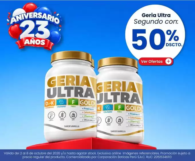 Catálogo Boticas Perú | Ofertas y gangas exclusivas | 2026-10-02T00:00:00.000Z - 2026-10-08T00:00:00.000Z