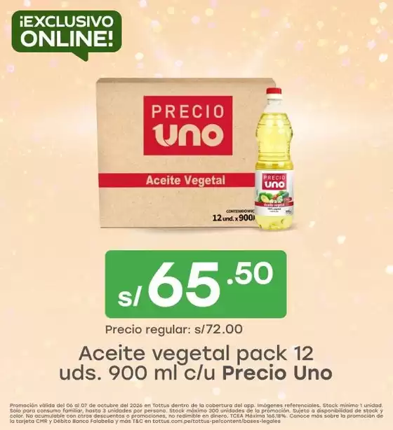 Catálogo Tottus | Ofertas y gangas exclusivas | 2026-10-06T00:00:00.000Z - 2026-10-07T00:00:00.000Z