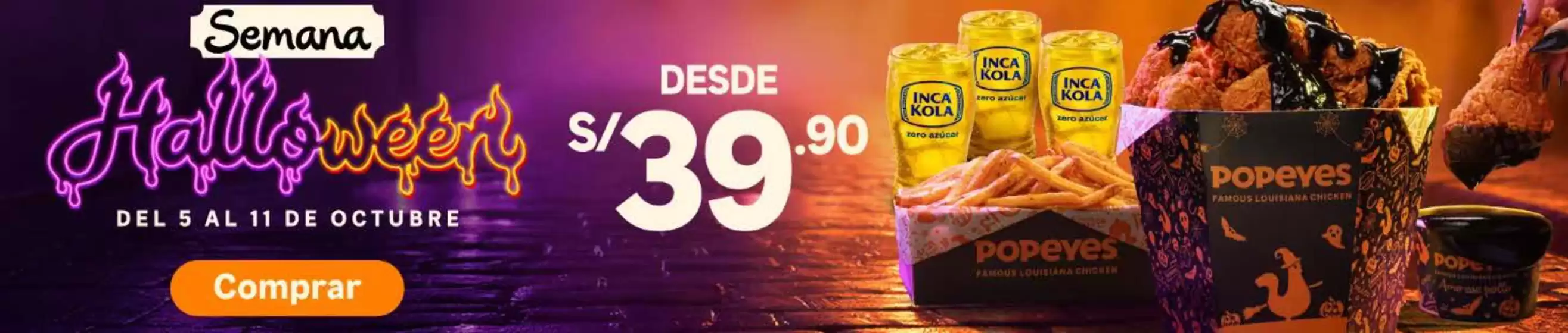 Catálogo Popeyes | Semana Halloween | 2026-10-07T00:00:00.000Z - 2026-10-11T00:00:00.000Z