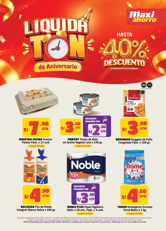 Catálogo MaxiAhorro | MAXI del 08.10 AL 11.10 compressed | 2026-10-08T00:00:00.000Z - 2026-10-11T00:00:00.000Z