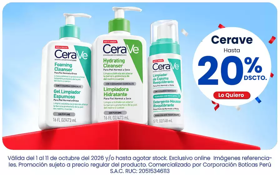 Catálogo Boticas Perú | Excelente oferta para todos los clientes | 2026-10-01T00:00:00.000Z - 2026-10-11T00:00:00.000Z