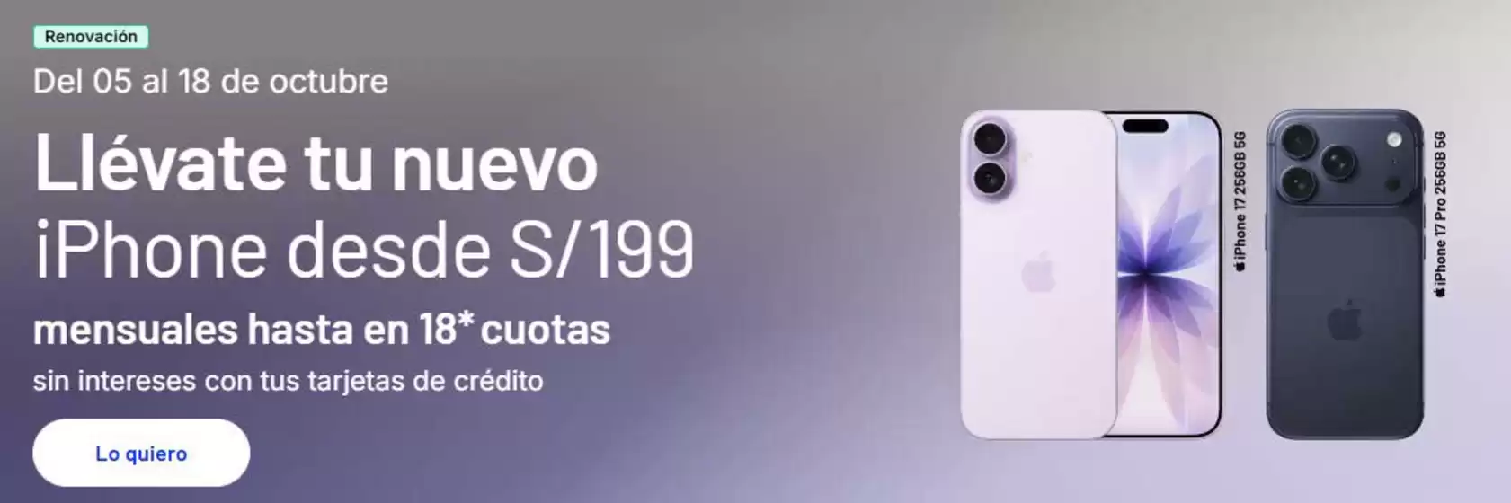 Catálogo Entel | Llevate tu nuevo iphone desde S/199 | 2026-10-12T00:00:00.000Z - 2026-10-18T00:00:00.000Z