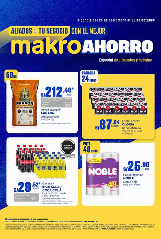 Catálogo Makro | Catálogo Makroahorro VIG#20 | 2025-09-26T00:00:00.000Z - 2025-10-10T00:00:00.000Z