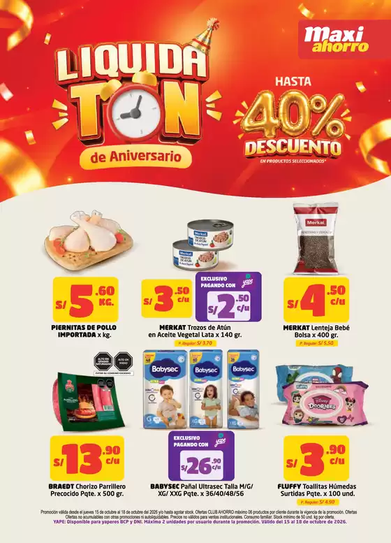 Catálogo MaxiAhorro en Tacna | MAXI del 15.10 AL 18.10 compressed | 2026-10-15T00:00:00.000Z - 2026-10-18T00:00:00.000Z
